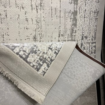 سجاد تركي ديور بلاس 7271H رصاصي مقاس 100*300