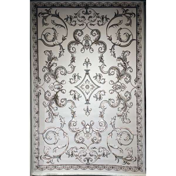 سجاد تركي ايلاف 9104A كريم بولي مقاس 100*300