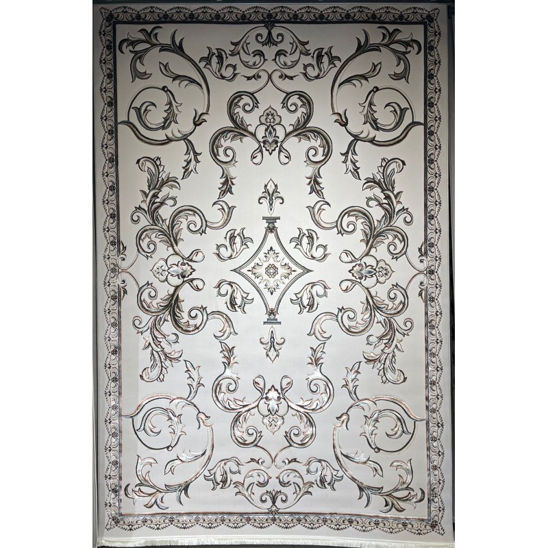 سجاد تركي ايلاف 9104A كريم بولي مقاس 50*80