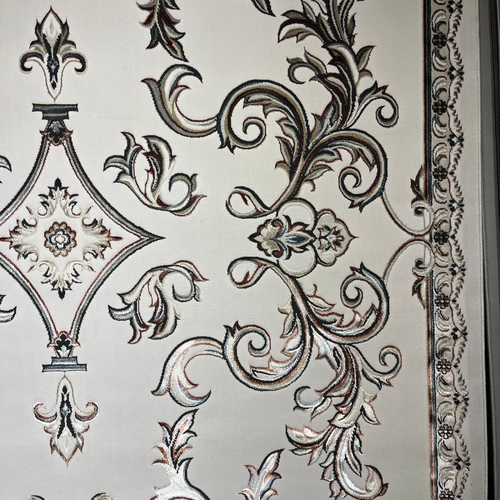 سجاد تركي ايلاف 9104A كريم بولي مقاس 50*80