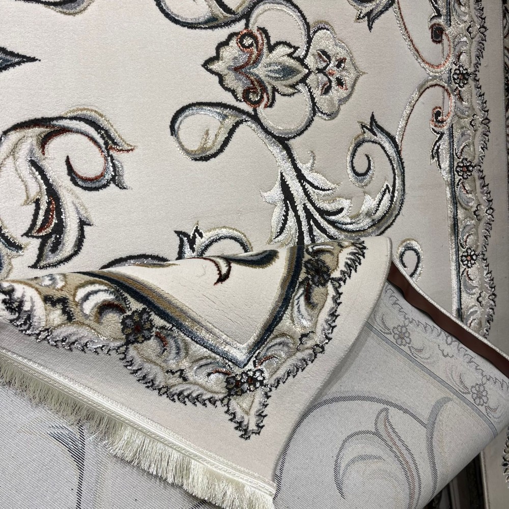 سجاد تركي ايلاف 9104A رصاصي مقاس 50*80