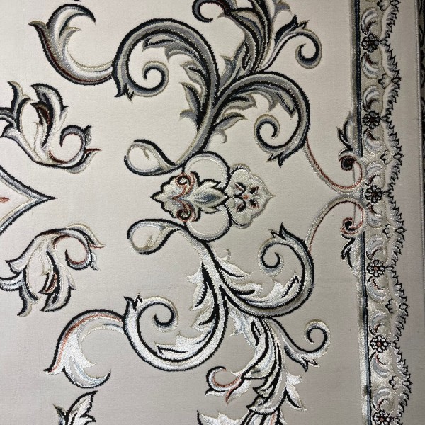 سجاد تركي ايلاف 9104A رصاصي مقاس 100*200