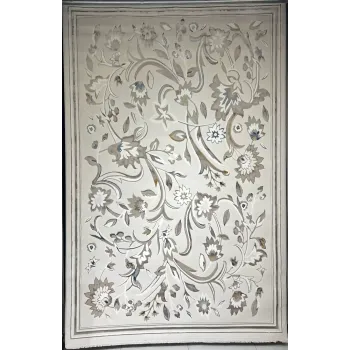 سجاد تركي هيلتون 9804A بيج مقاس 50*80