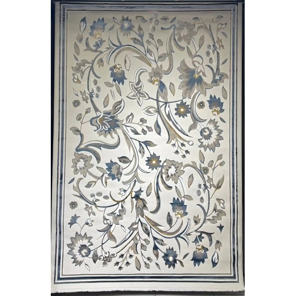 سجاد تركي هيلتون 9804A سماوي مقاس 400*600