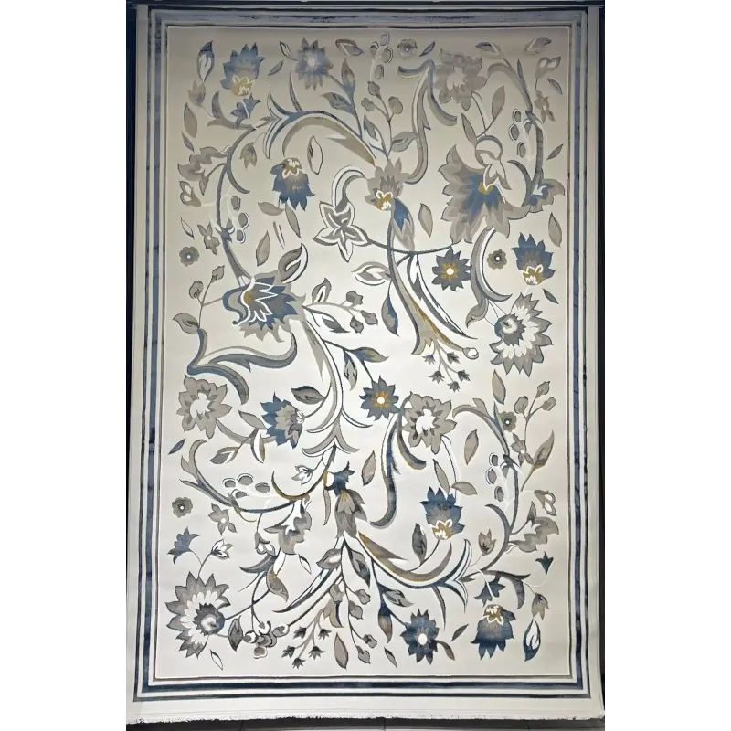 سجاد تركي هيلتون 9804A سماوي مقاس  100*300