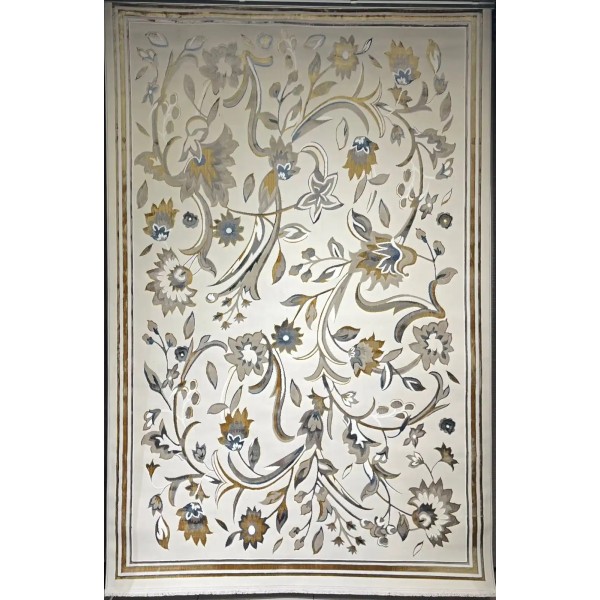 سجاد تركي هيلتون 9804A ذهبي مقاس 200*300