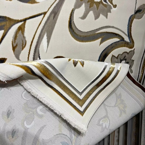 سجاد تركي هيلتون 9804A ذهبي مقاس 200*300