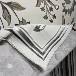 سجاد تركي هيلتون 9804A رصاصي مقاس 400*600
