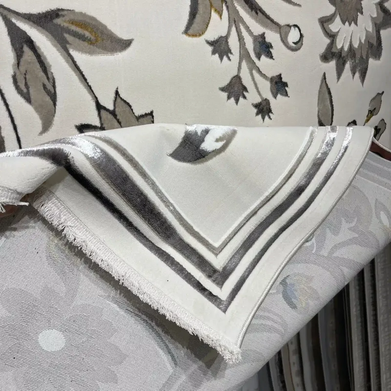 سجاد تركي هيلتون 9804A رصاصي مقاس 250*350