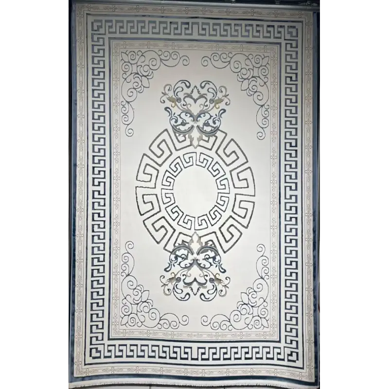 سجاد تركي هيلتون 9668A سماوي مقاس 400*600