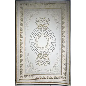 سجاد تركي هيلتون 9668A ذهبي مقاس 400*600