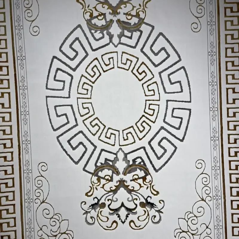 سجاد تركي هيلتون 9668A ذهبي مقاس 400*600