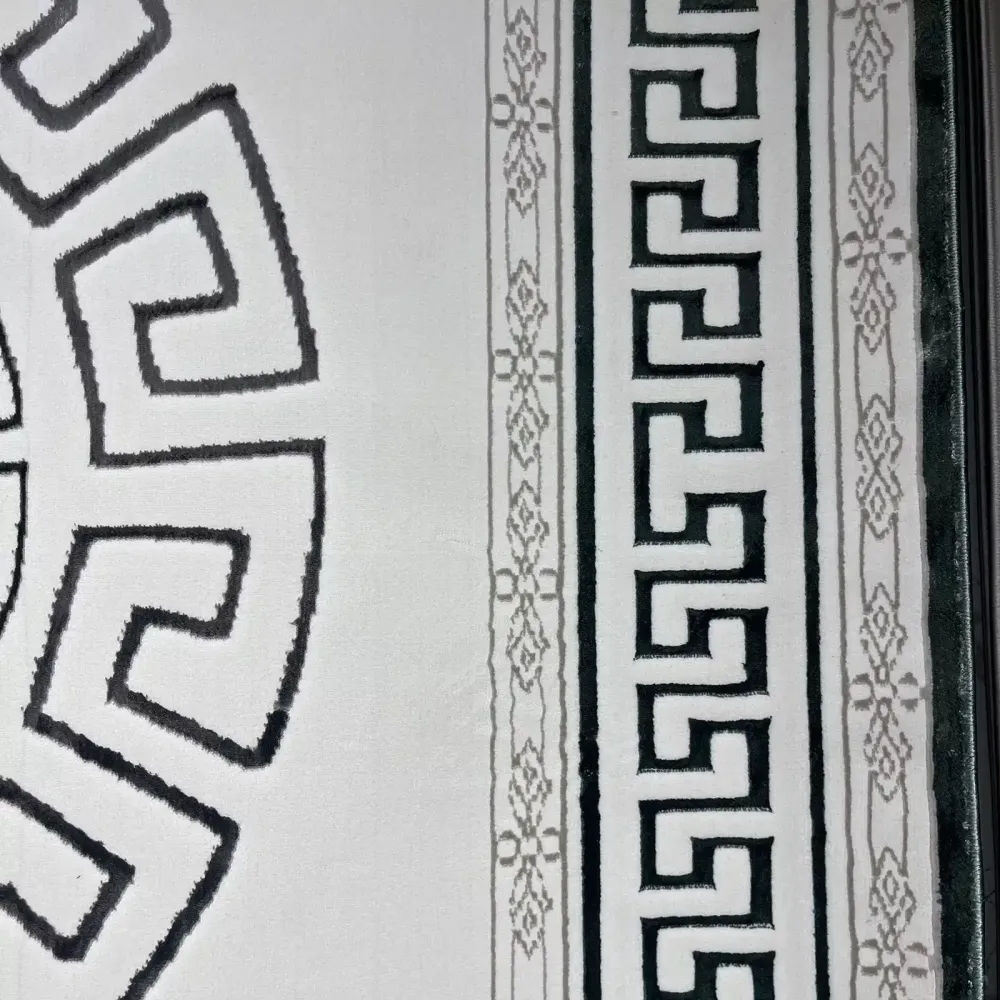 سجاد تركي هيلتون 9668A اخضر مقاس  100*300