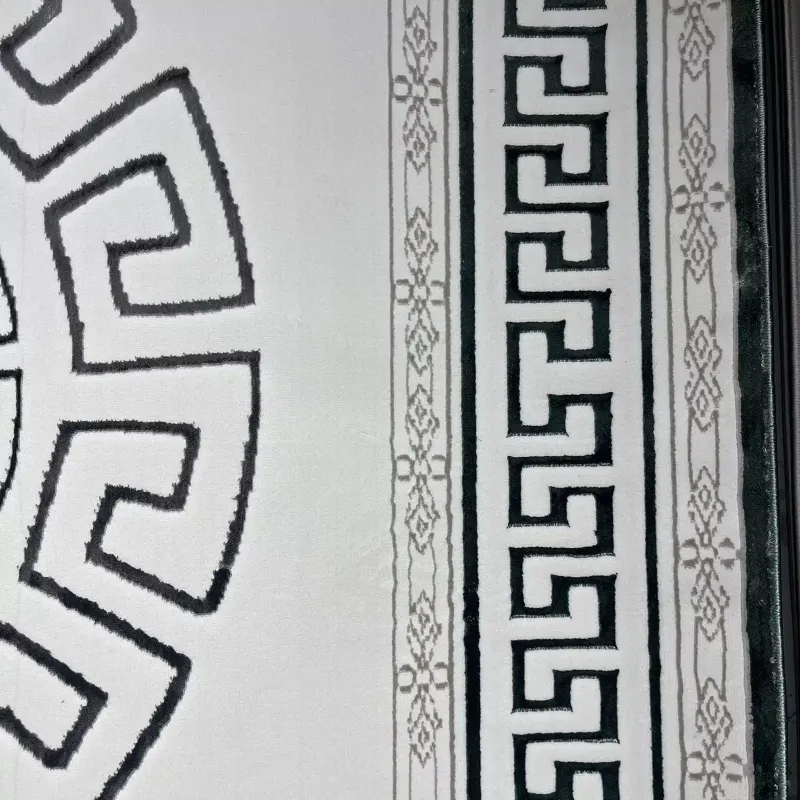 سجاد تركي هيلتون 9668A اخضر مقاس 400*600