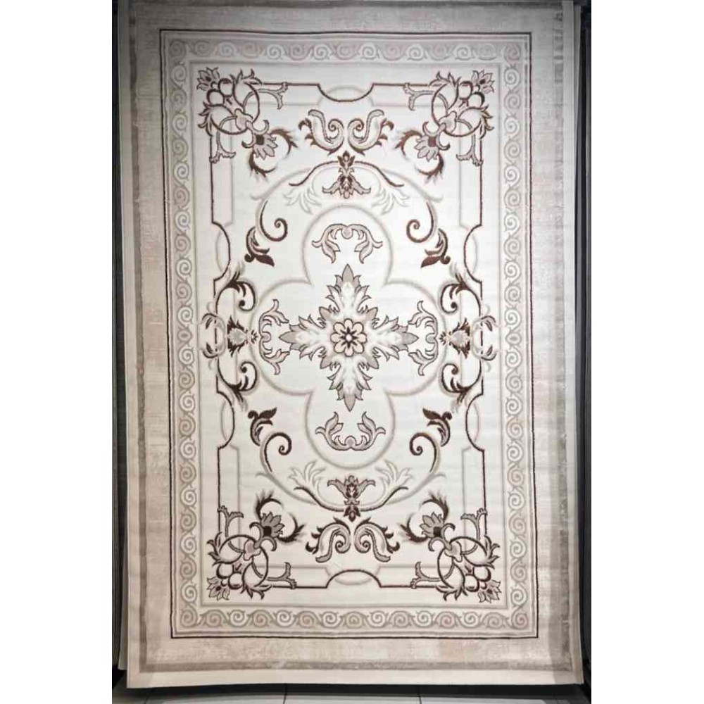 سجاد جوري تركي 9095A لون بيج مقاس 300*400