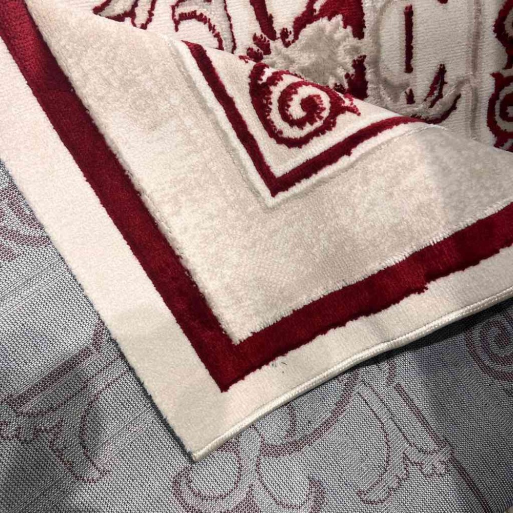 سجاد جوري تركي 9095A لون احمر مقاس 100*200