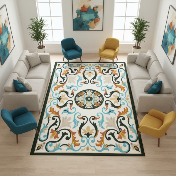سجاد خجندي تركي A176A اخضر مقاس 400*600
