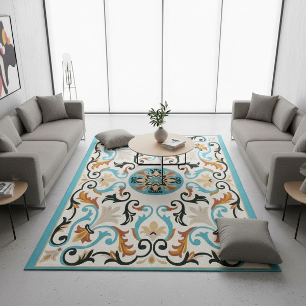 سجاد خجندي تركي A176A تركواز مقاس 400*600