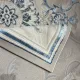 سجاد تركي خزامى 9854A سماوي مقاس 50*80 - سجاد فرنسي شرقي