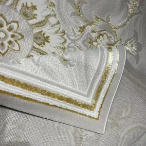 سجاد تركي خزامى 9854A ذهبي مقاس 50*80 سجاد تركي خزامى 9854A ذهبي مقاس 50*80