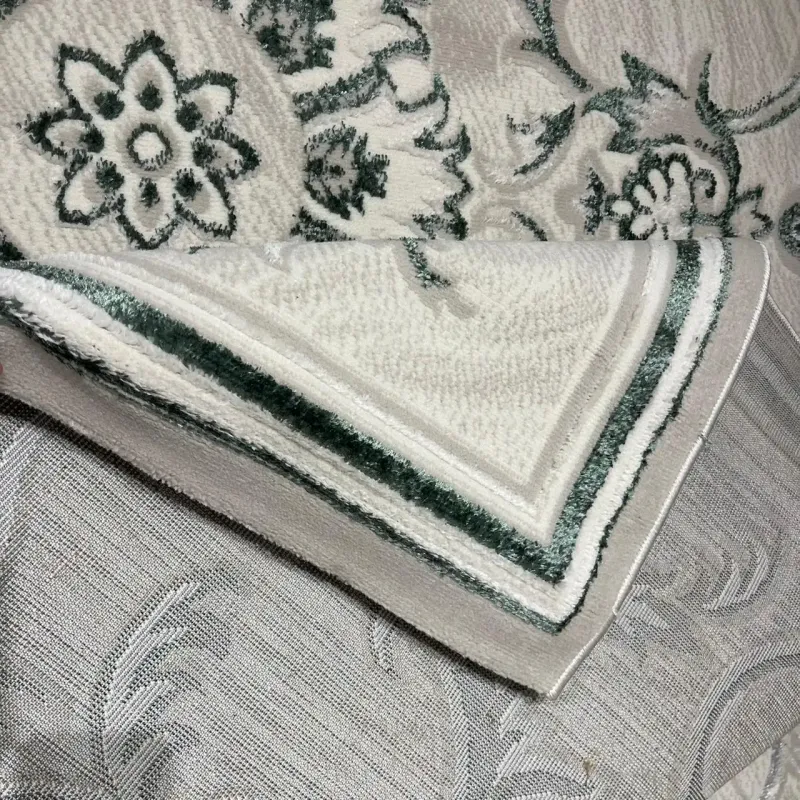 سجاد تركي خزامى 9854A اخضر مقاس 300*400 - سجاد فرنسي شرقي
