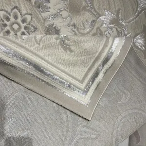 سجاد تركي خزامى 9854A رصاصي مقاس 50*80 سجاد تركي خزامى 9854A رصاصي مقاس 50*80