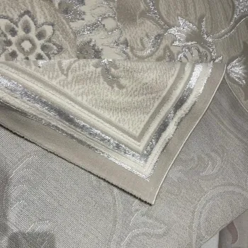 سجاد تركي خزامى 9854A رصاصي مقاس 100*200