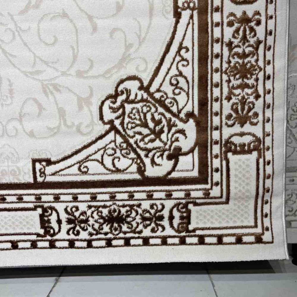 سجاد لينا تركي 9095A لون بني مقاس 50*80