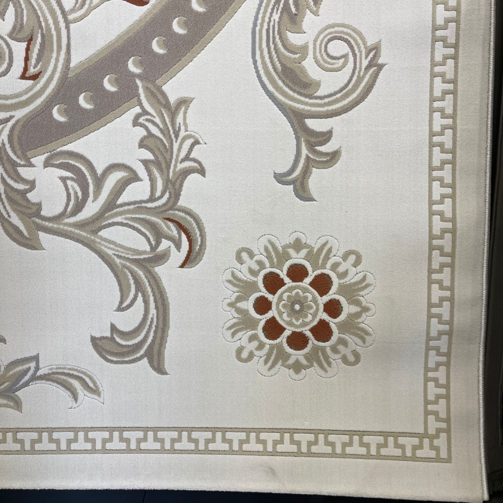 سجاد تركي سوبر ليون 9179A بيج غامق مقاس 250*350