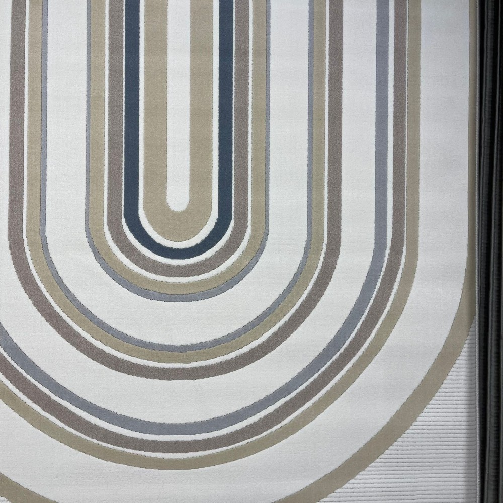 سجاد تركي المجاهيم 9662A بيج فاتح مقاس 80*150