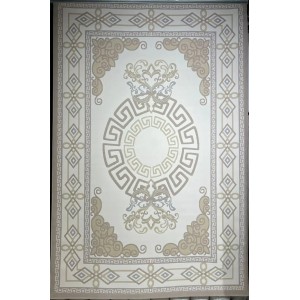 سجاد تركي مودرن العشراء 9660A بيج غامق مقاس 200*300