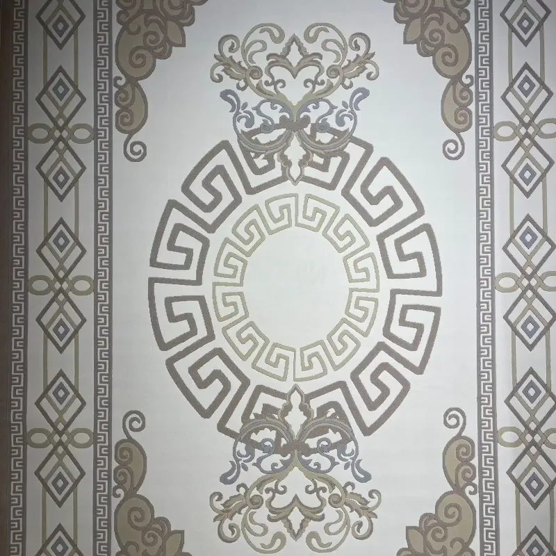 سجاد تركي مودرن العشراء 9660A بيج غامق مقاس 50*80