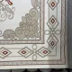 سجاد تركي مودرن العشراء 9660A بيج فاتح مقاس 50*80