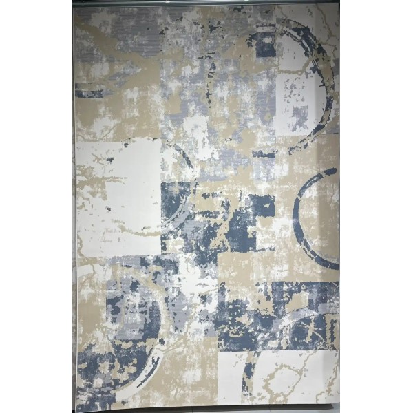 سجاد تركي مودرن العشراء 9661A سماوي مقاس 300*400