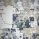 سجاد تركي مودرن العشراء 9661A سماوي مقاس 400*500
