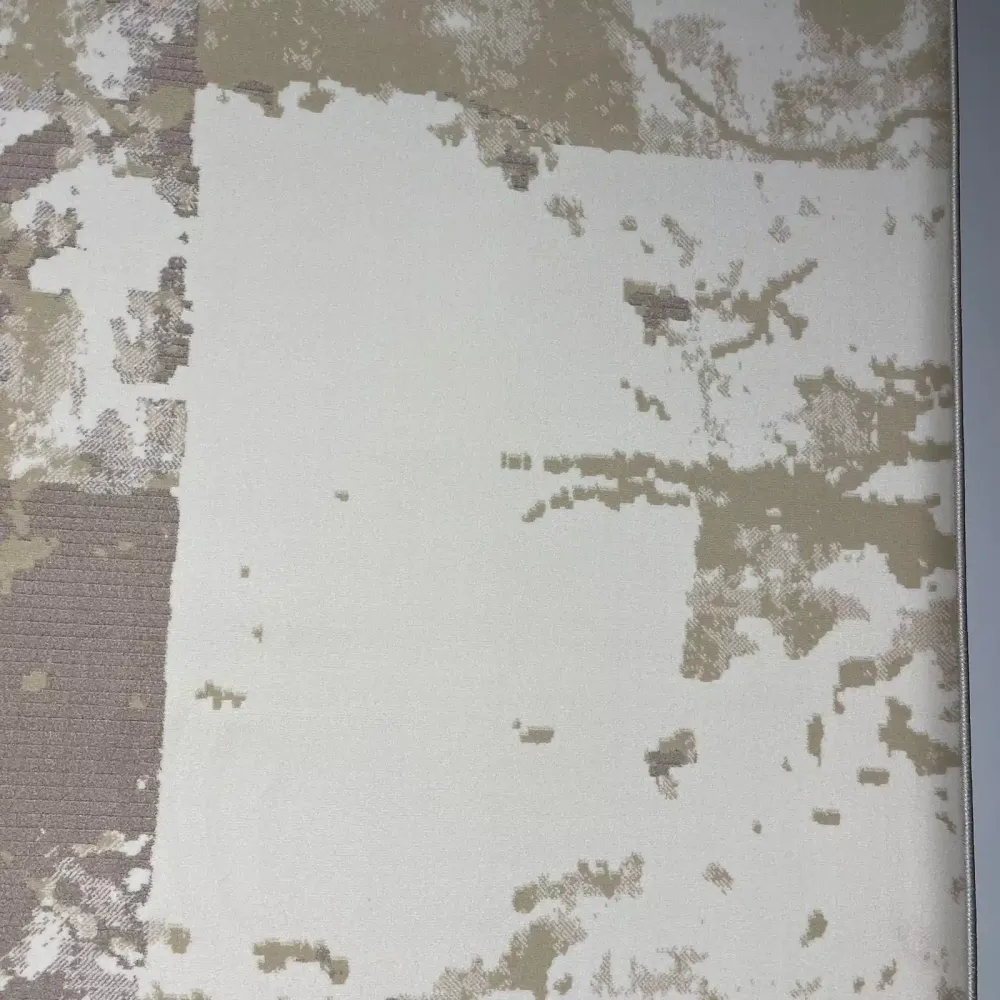 سجاد تركي مودرن العشراء 9661A بيج غامق مقاس 50*80