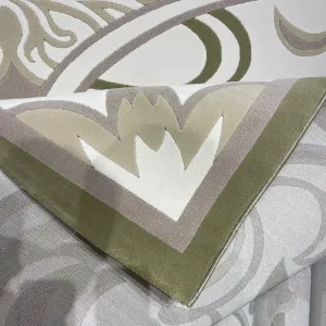 سجاد تركي المصممين بالاس 9552A اخضر مقاس 50*80 سجاد تركي المصممين بالاس 9552A اخضر مقاس 50*80