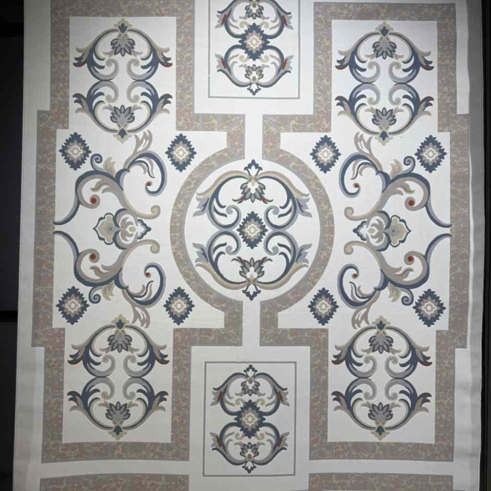 سجاد تركي سوبر ليون 9114A سماوي مقاس 400*500