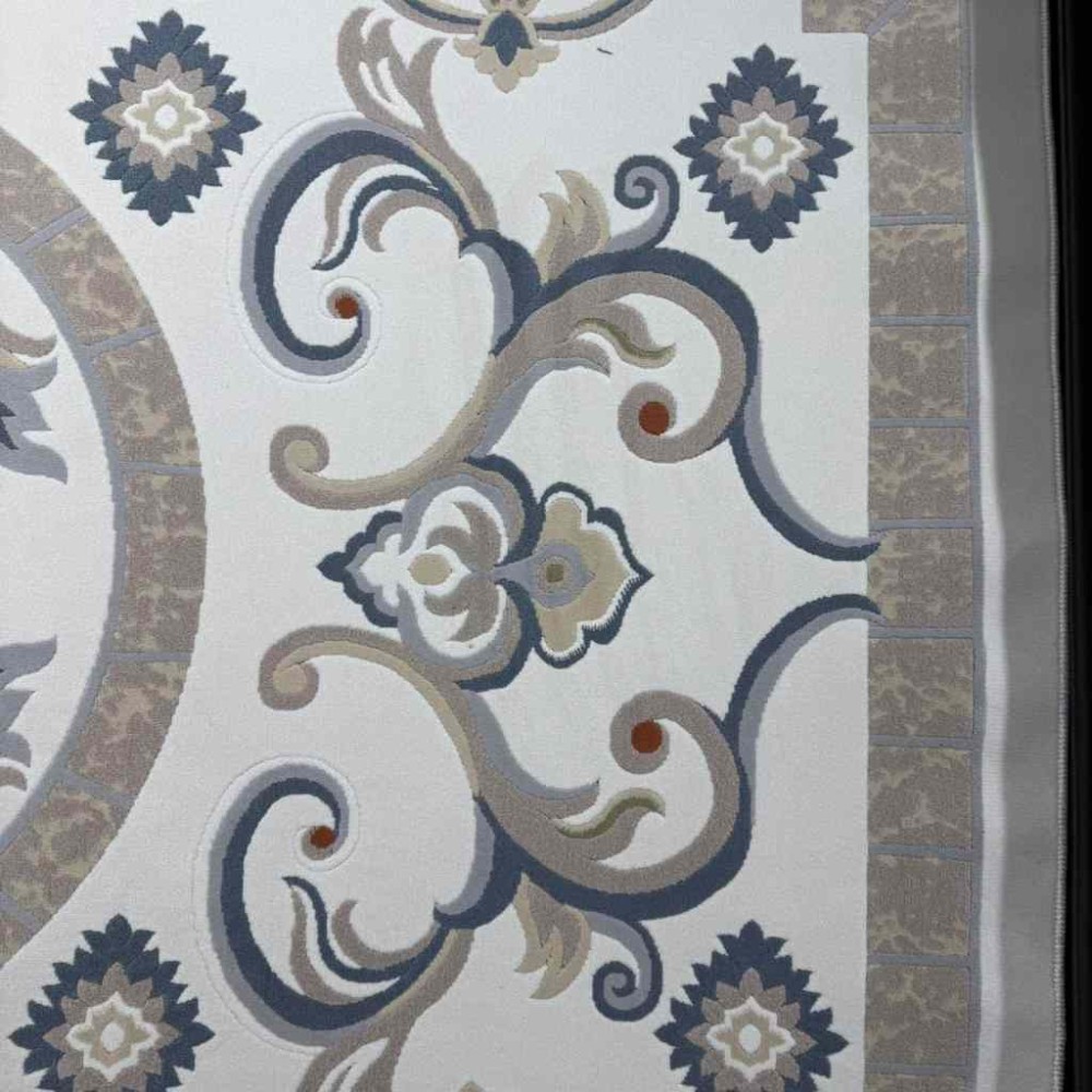 سجاد تركي سوبر ليون 9114A سماوي مقاس 400*500