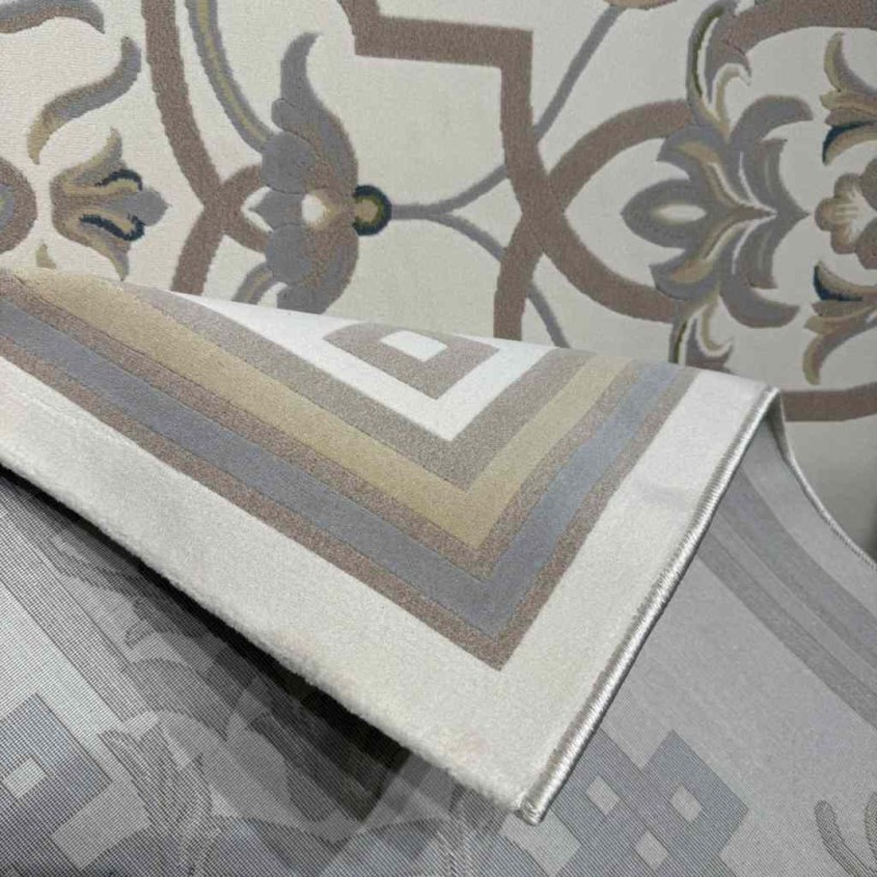 سجاد تركي سوبر ليون 9151A رصاصي مقاس 50*80