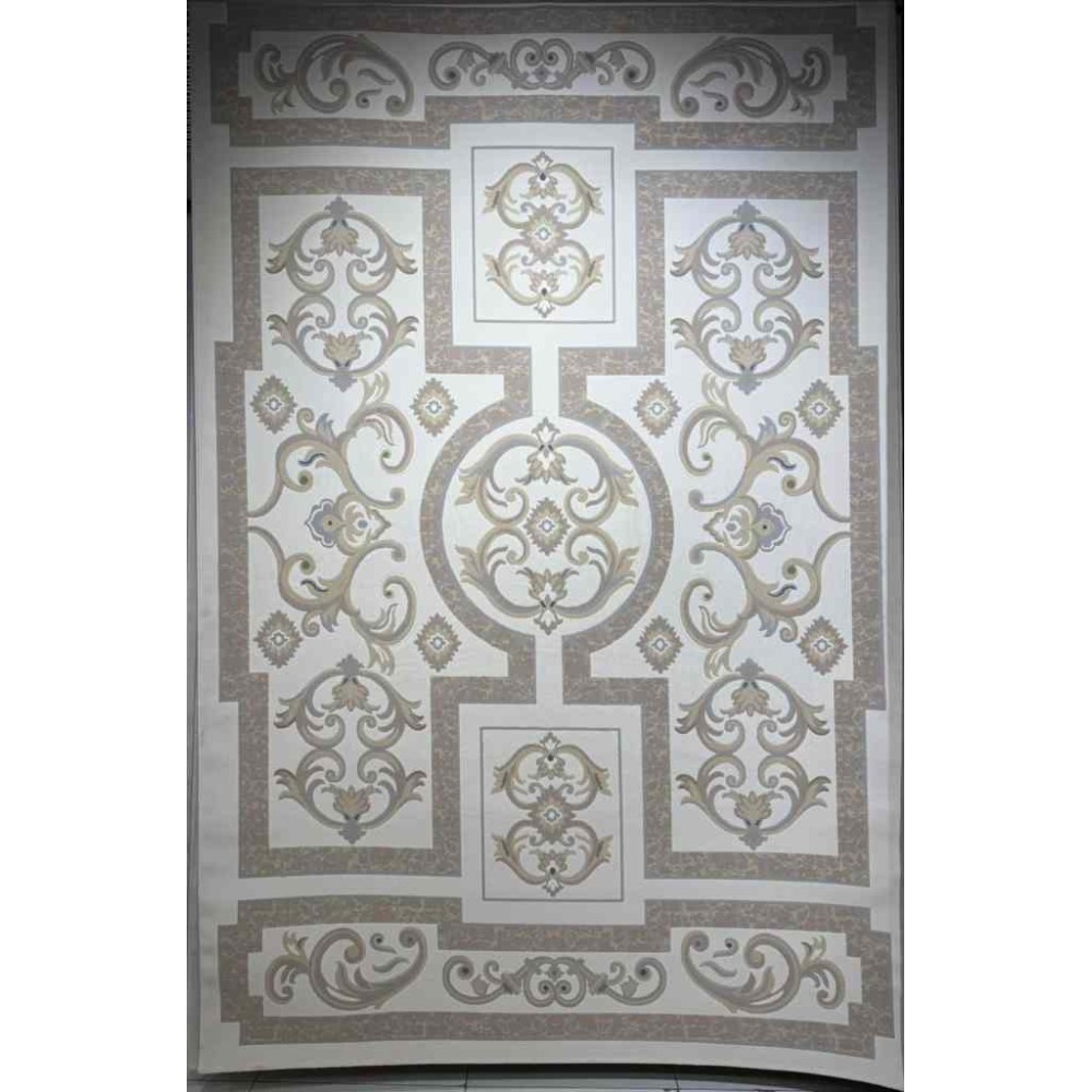 سجاد تركي سوبر ليون 9114A بيج فاتح مقاس 50*80