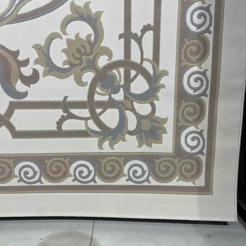 سجاد تركي سوبر ليون 9280A بيج غامق مقاس 50*80