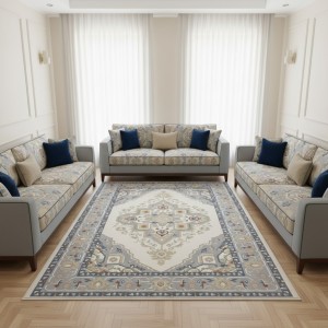سجاد سوبر قولدن تركي 9962A رصاصي مقاس 400*600