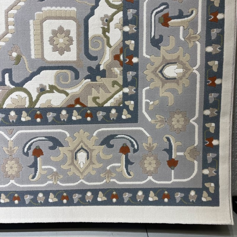 سجاد سوبر قولدن تركي 9962A رصاصي مقاس 400*600