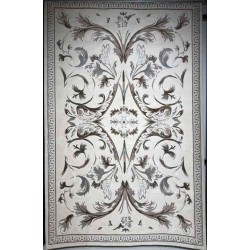 سجاد تركي ياسمين نقش فرنسي 9050A بيج مقاس 150*220