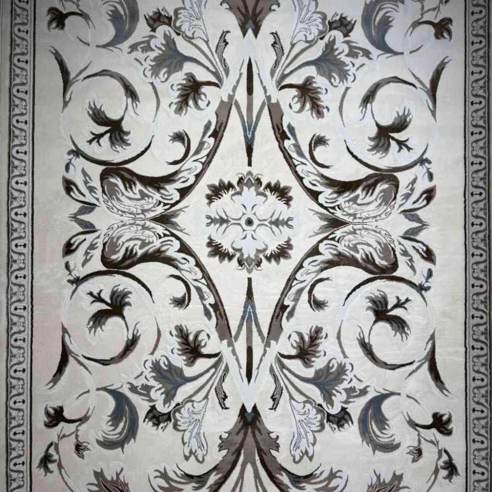 سجاد تركي ياسمين نقش فرنسي 9050A بيج مقاس 150*220