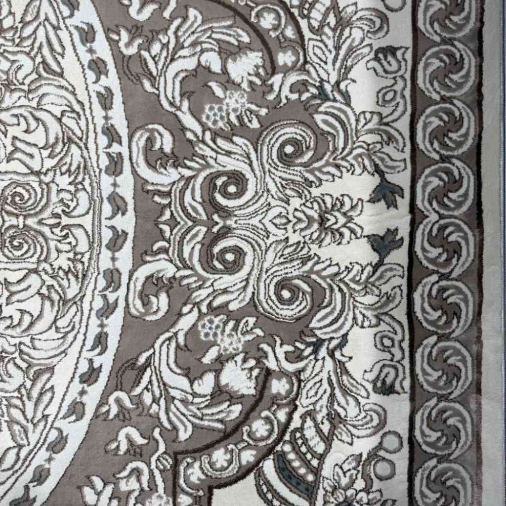 سجاد تركي ياسمين نقش فرنسي 9051A بيج مقاس 80*150