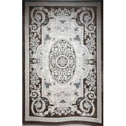 سجاد تركي ياسمين نقش فرنسي 9052A بني مقاس 400*500