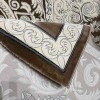 سجاد تركي ياسمين نقش فرنسي 9052A بني مقاس 300*400
