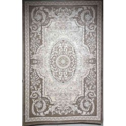 سجاد تركي ياسمين نقش فرنسي 9051A بيج غامق مقاس 250*350